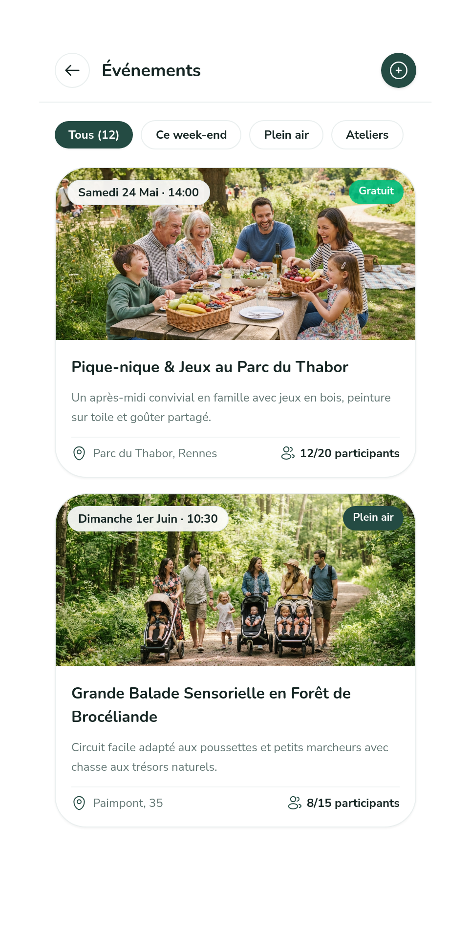 Événements communautaires